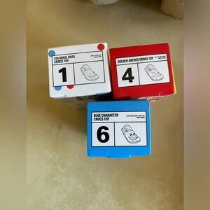 3 of Mini Crocs Keychain Happy Meal Toys #1 , 4, 6⭐️NEW⭐️